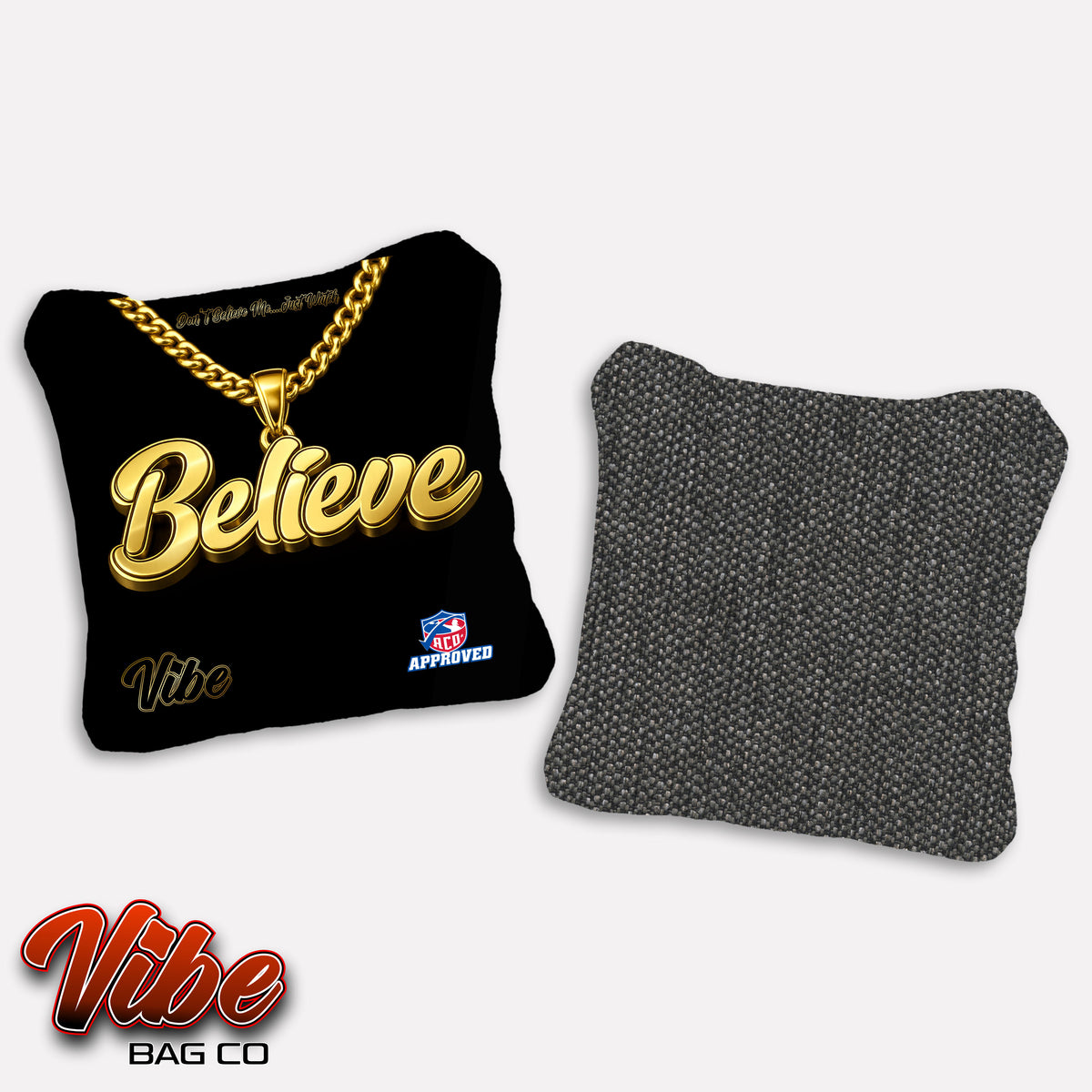 Vibe Believe Gold Standard – ACO Approved Cornhole Bags
