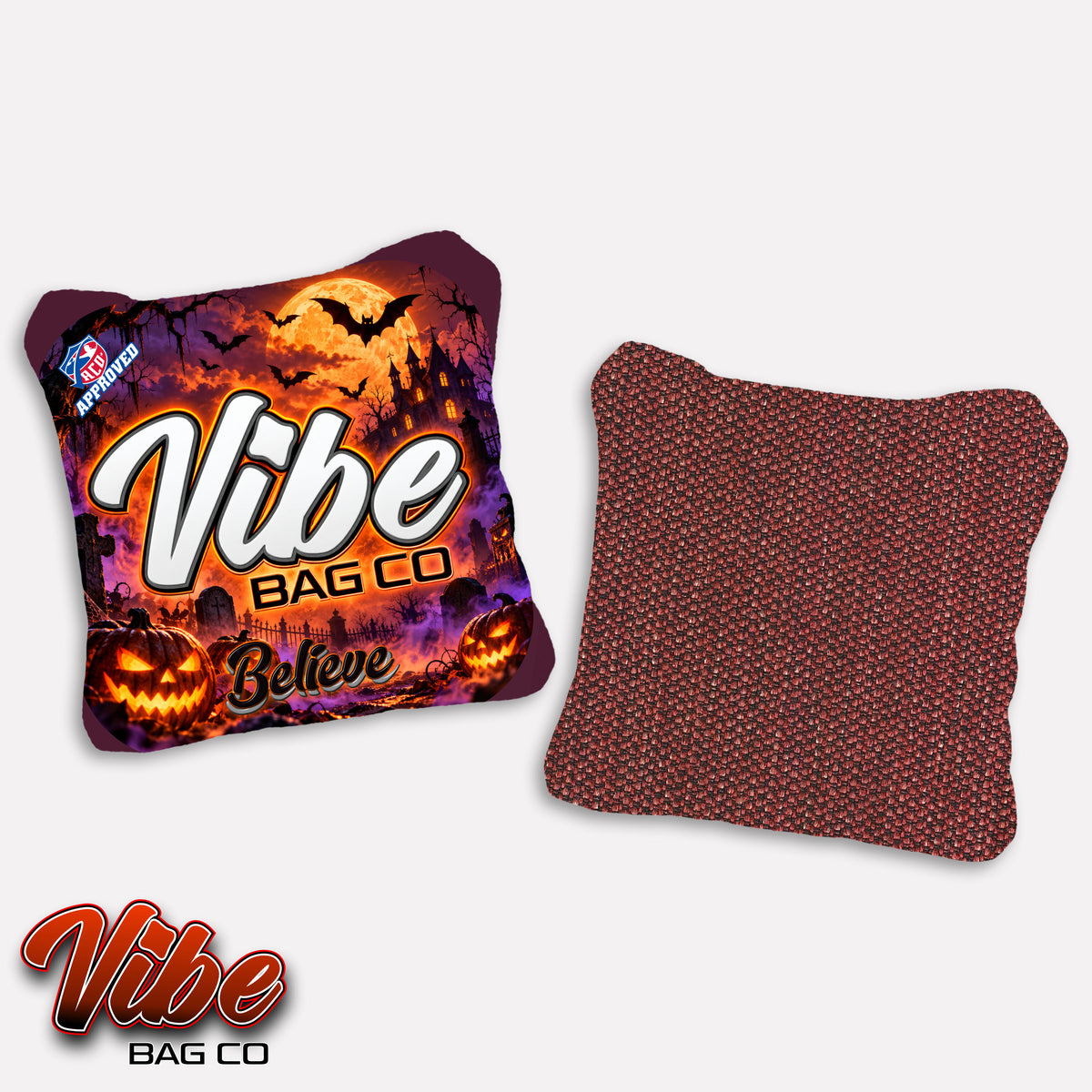 Vibe Halloween Pumpkin – ACO Approved Cornhole Bags