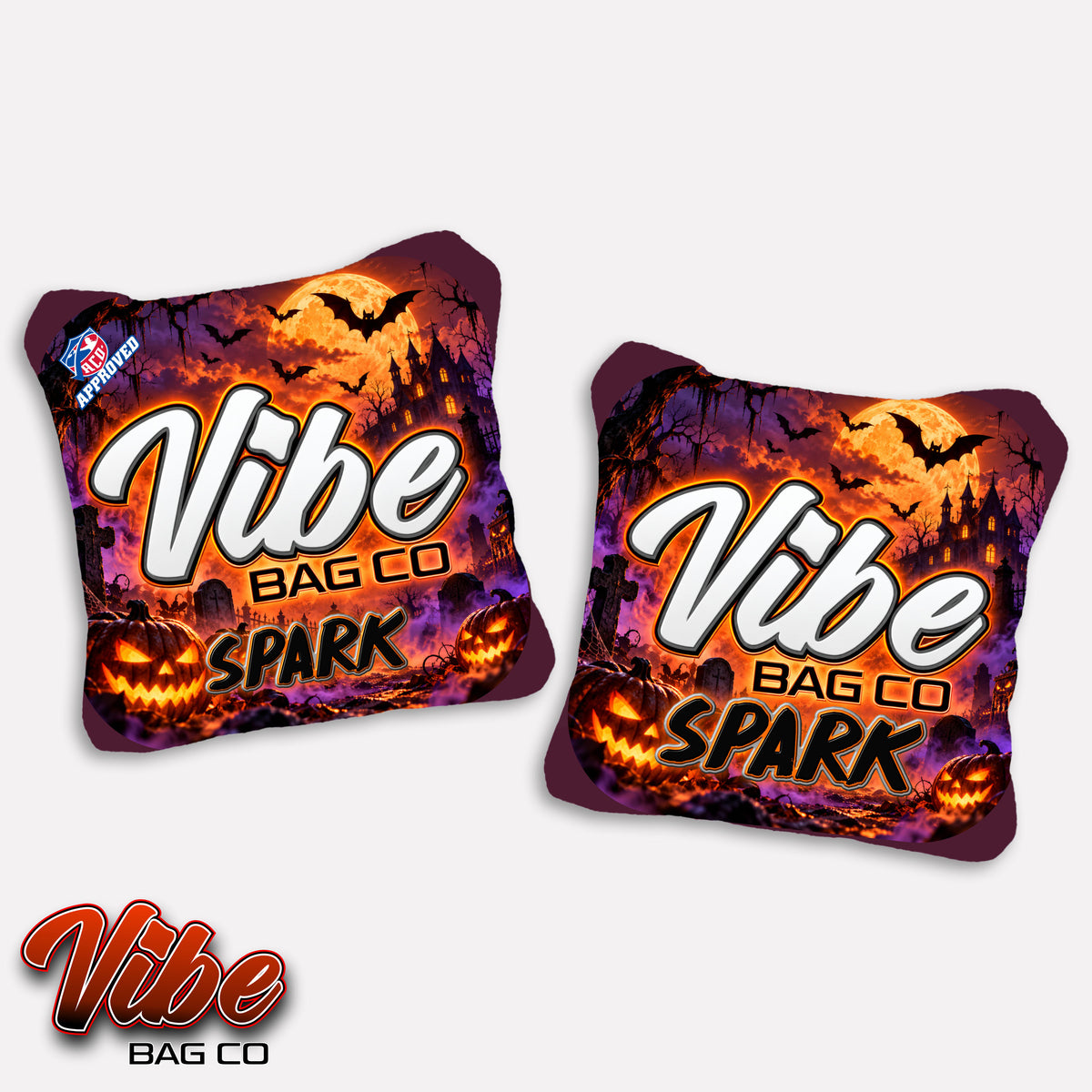Vibe Halloween Pumpkin – ACO Approved Cornhole Bags