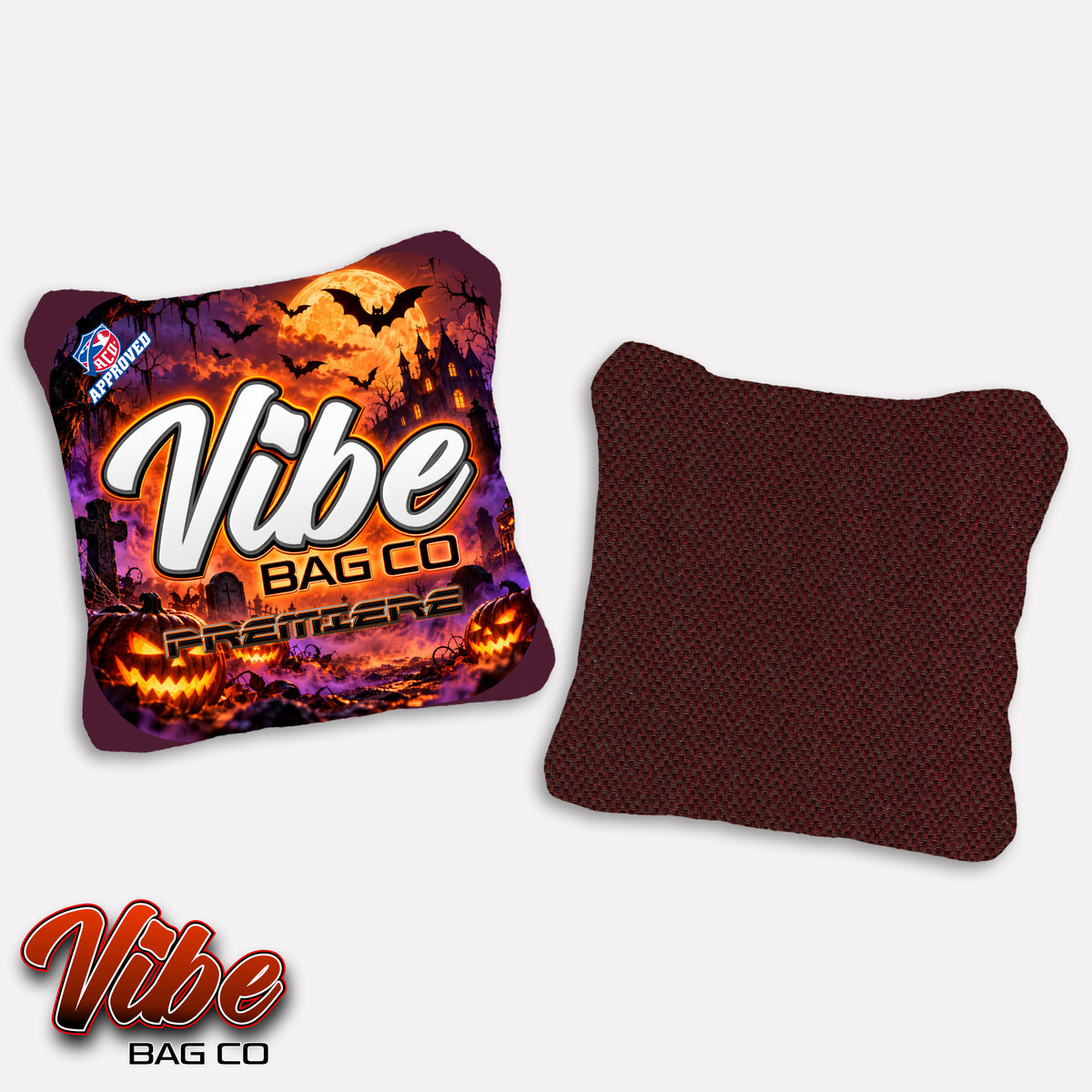 Vibe Halloween Pumpkin – ACO Approved Cornhole Bags