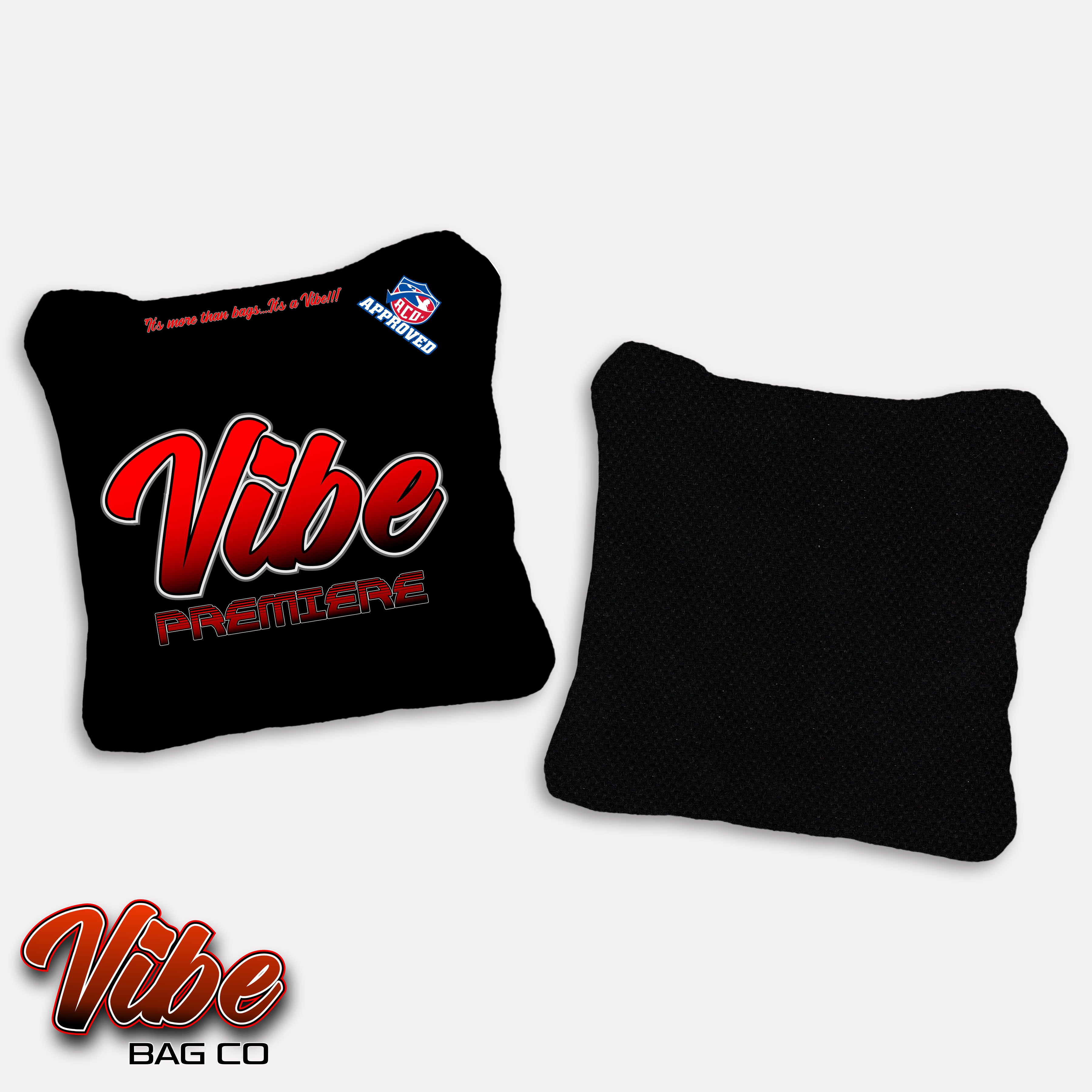 Vibe Premiere Midnight Red – ACO Approved Cornhole Bags